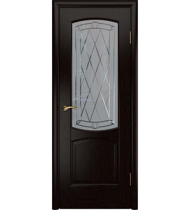 Венеция венге пескоструйное стекло