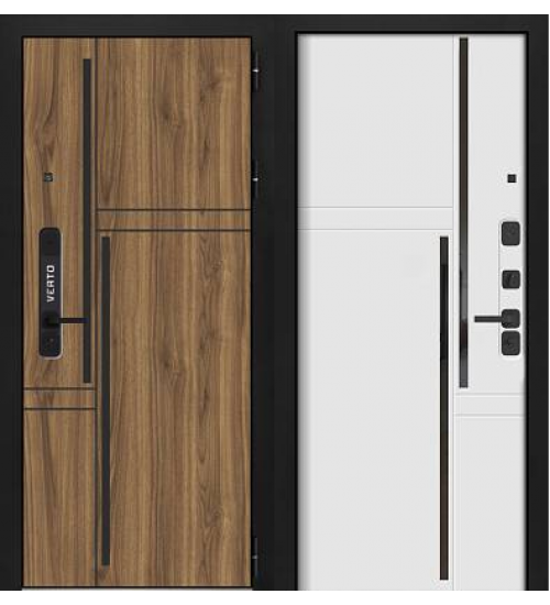 Verto-4 Орех пекан/Эмалит белый