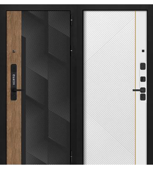 Verto-6 Орех пекан/Эмалит белый