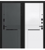 Входная дверь Verto-7 Графит/Эмалит Белый Входная дверь Verto-7 Графит/Эмалит Белый