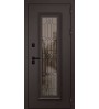 Уличная дверь ЗИМА 501 термо муар коричневый/велуто бьянко