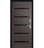 Входная дверь ХИТ 7 NOVA Черный шелк/Венге