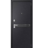Входная дверь ХИТ 9 NOVA Черный шелк/Сандал серый