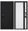 Входная дверь Lambo-1 Черный муар/Белуччи