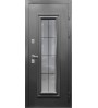 Стальная уличная дверь  TERMO-4 графит стеклопакет