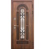 Стальная дверь VITRA 13см винорит патина/грецкий орех