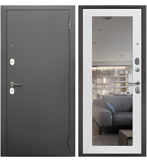 Optima-7 Антик серебро/Белый матовый