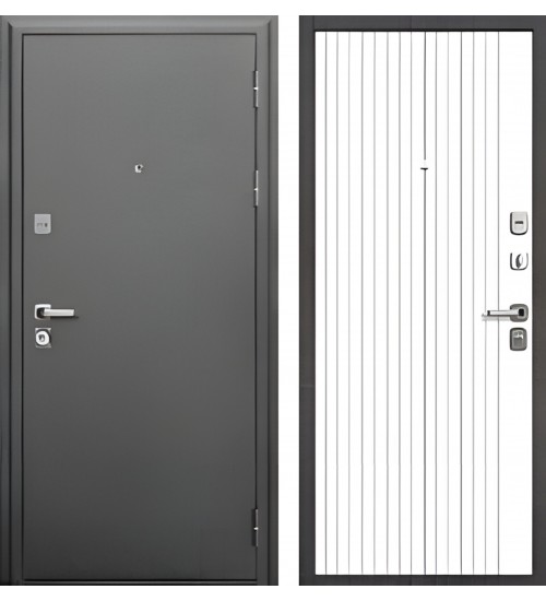 Mega-10 Букле графит/Белый матовый