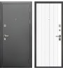 Входная дверь Mega-10 Букле графит/Белый матовый