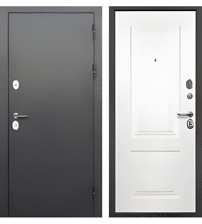 Mega-11 Антик серебро/Белый матовый