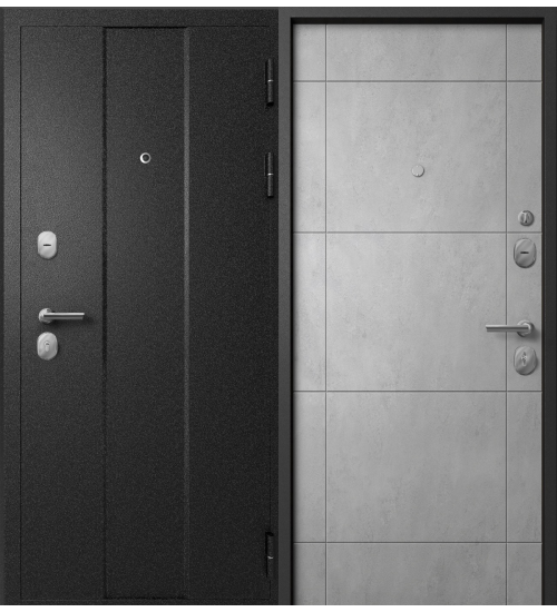 Mega-7 Черный муар/Бетон снежный