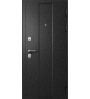 Входная дверь Mega-7 Черный муар/Ривьера Милк