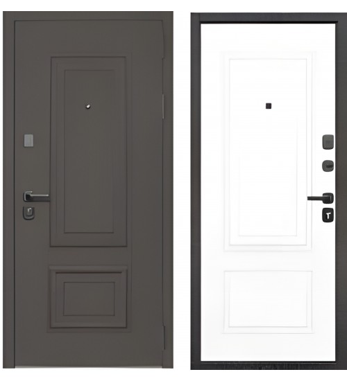 Mega-9 Муар меланж/Белый матовый