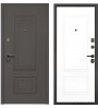 Входная дверь Mega-8 Букле графит/Графит белый
