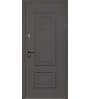 Входная дверь Mega-8 Букле графит/Графит белый