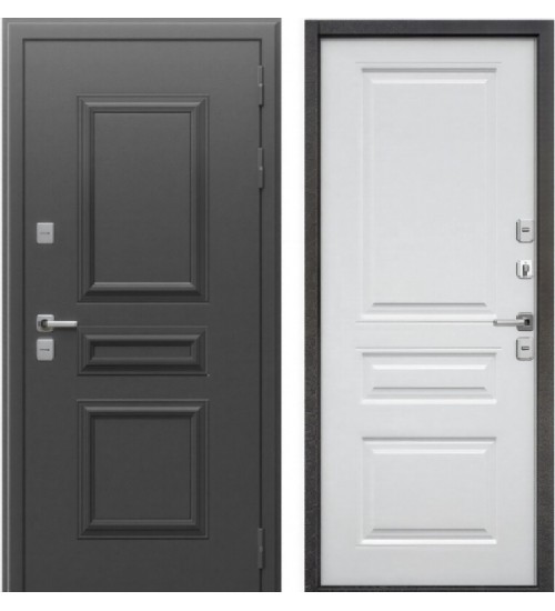 Termo-7 Букле графит / Белый матовый