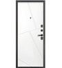 Входная дверь Optima-3 Букле графит/Белый матовый