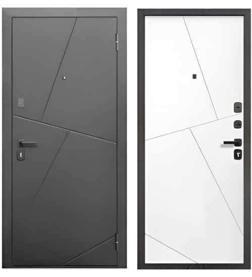 Optima-3 Букле графит/Белый матовый