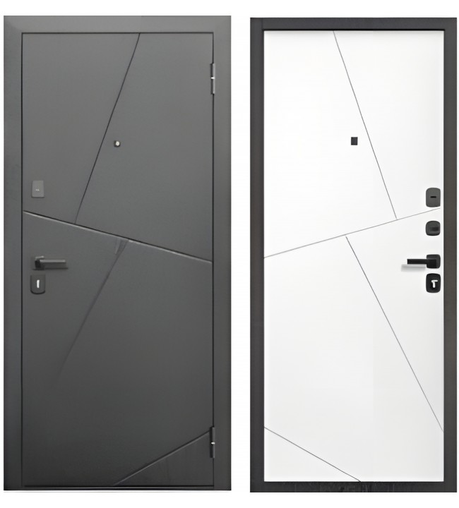 Optima-3 Букле графит/Белый матовый