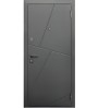 Входная дверь Optima-3 Букле графит/Белый матовый