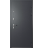 Входная дверь S-6 Графит муар/Ясень Дип Графит