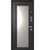 Входная дверь S-6 Графит муар/Ясень Дип Графит