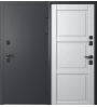 Входная дверь Termo-2 Графит муар/Белый снег