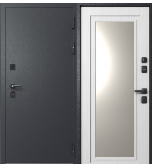 Termo-2 c зеркалом Графит муар/Белый снег