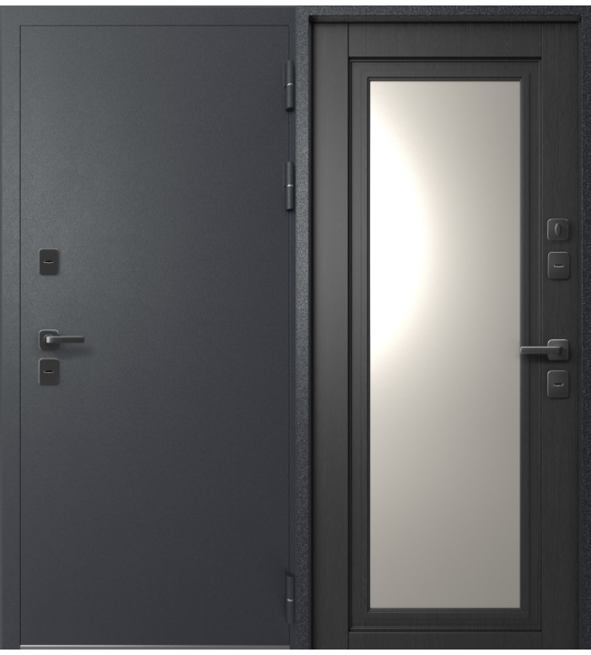 Termo-2 c зеркалом Графит муар/Ясень Дип Графит