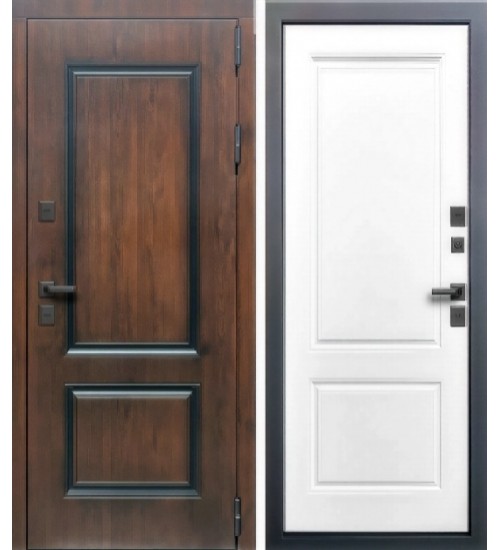 TermoWOOD-2 Грецкий орех/Белый матовый