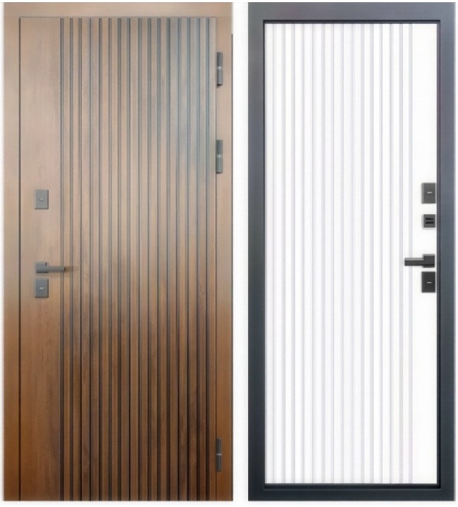 TermoWOOD-3 Грецкий орех/Белый матовый