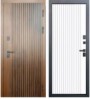 Входная дверь TermoWOOD-3 Грецкий орех/Белый матовый