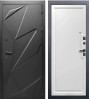 Входная дверь TermoWOOD-1 Черный муар/Белый матовый