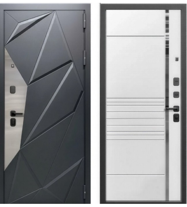 WOOD-3 Чёрный/Белый матовый