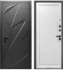 Входная дверь WOOD-4 Чёрный/Белый матовый Входная дверь WOOD-4 Чёрный/Белый матовый
