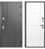 Входная дверь WOOD-9 Графит/Белая матовая Входная дверь WOOD-9 Графит/Белая матовая