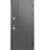 Входная дверь WOOD-9 Графит/Белая матовая Входная дверь WOOD-9 Графит/Белая матовая