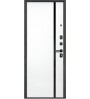 Входная дверь WOOD-6 Графит софт/Белый матовый