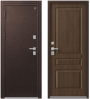 Входная дверь Центурион термо Т-2 Шоколадный муар/Дуб янтарный