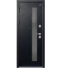 Металлическая дверь Т-20 Черный муар/Софт ясень белый Металлическая дверь Т-20 Черный муар/Софт ясень белый