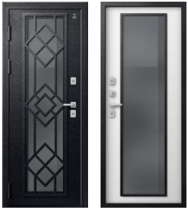 Т-21 Черный муар/Софт ясень белый