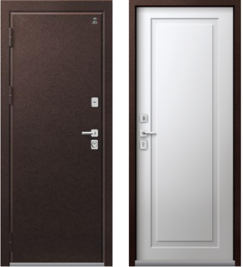 Т-4 Шоколадный муар/Кашемир белый