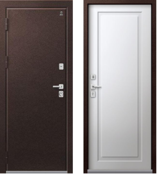 Т-4 Шоколадный муар/Кашемир белый