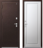 Входная дверь Центурион термо Т-4 Шоколадный муар/Кашемир белый