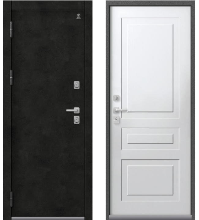 Т-9 Антрацит муар/Кашемир белый