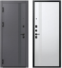 Входная дверь V-17 Кашемир графит/Кашемир белый