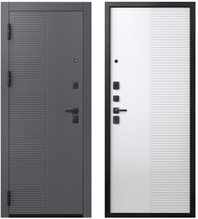 V-18 Кашемир графит/Кашемир белый