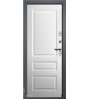 Стальная дверь Арго Термо букле темно-серый/белый