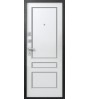 Дверь Центурион, LUX-6, серый муар/софт белый
