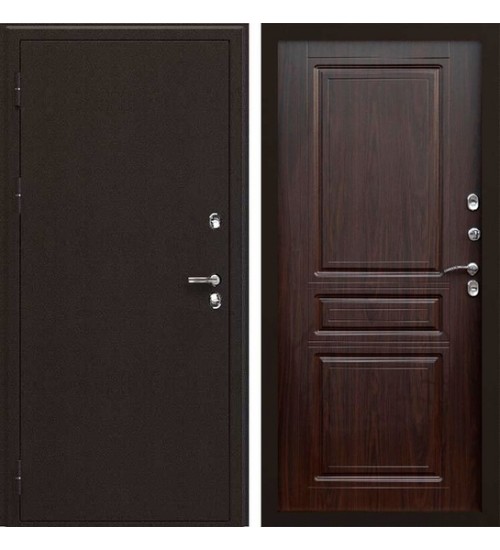 Стальная дверь BERSERKER TT6-G305 термо TEPLER PRO термо шоколад муар/венге